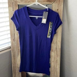 Mossimo Core Tee, indigo blue, new with tags.